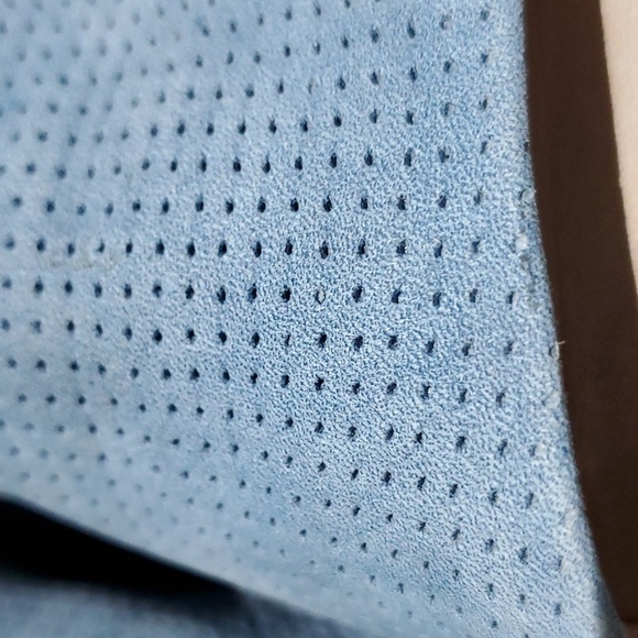 ECCO SHAPE 35 BLOCK SLINGBACK HEELED SANDALS LIGHT BLUE OPEN TOE - Picture 7 of 11